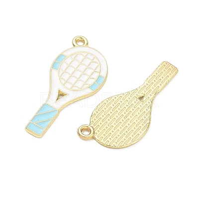 Tennis Alloy Enamel Pendants AL-CBA292F-02N-G-1