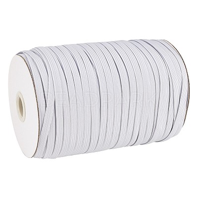 3/8 inch Flat Braided Elastic Rope Cord EC-R030-10mm-01-1