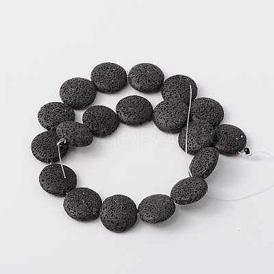 Natural Lava Rock Beads Strands G-L435-06-18-1