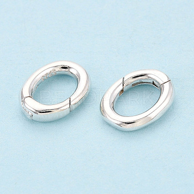 925 Sterling Silver Spring Gate Clasps STER-T008-74S-1
