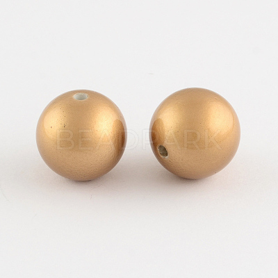 ABS Plastic Imitation Pearl Round Beads X-SACR-S074-20mm-A58-1