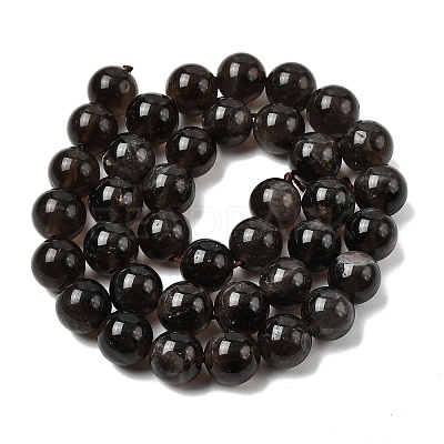 Natural Smoky Quartz Beads Strands G-B167-A09-10mm-1