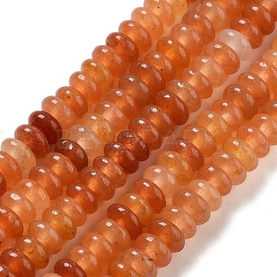 Natural Red Aventurine Beads Strands G-K343-C20-01-1