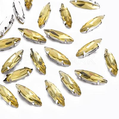Sew on Rhinestone RGLA-T034-4x15mm-22-1
