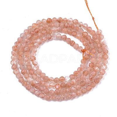 Natural Sunstone Beads Strands G-N328-002A-1