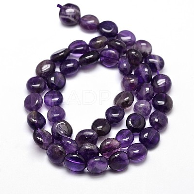 Nuggets Natural Amethyst Beads Strands X-G-J336-12-1