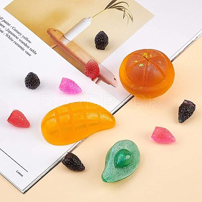3D Fruits Food Grade Silicone Molds Kits DIY-PH0004-76-1