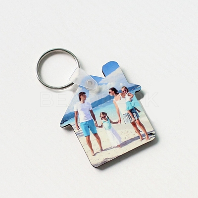 Sublimation Double-Sided Blank MDF Keychains LS-ZXFQ-PW0001-055-1