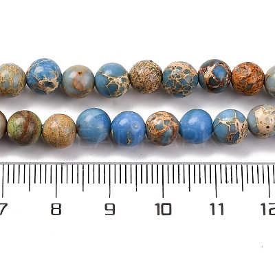 Dyed Natural Regalite/Imperial Jasper/Sea Sediment Jasper Beads Strands X-G-B124-C02-15-1
