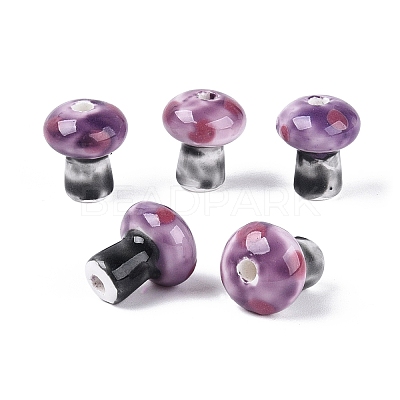 Handmade Porcelain Beads PORC-N012-03B-1