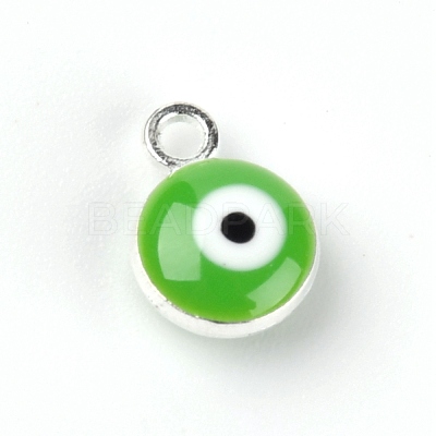 Alloy Enamel Pendants ENAM-WH0055-03F-1