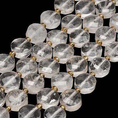 Natural Quartz Crystal Beads Strands G-B094-A37-01-1