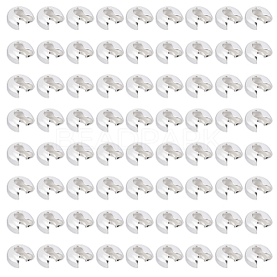 500Pcs Iron Crimp Beads Covers IFIN-ME0001-23A-1