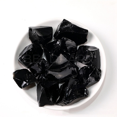 Natural Rough Raw Obsidian Display Decorations G-PW0007-145C-1