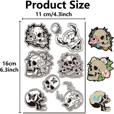 Plastic Stamps DIY-WH20018-0040-1
