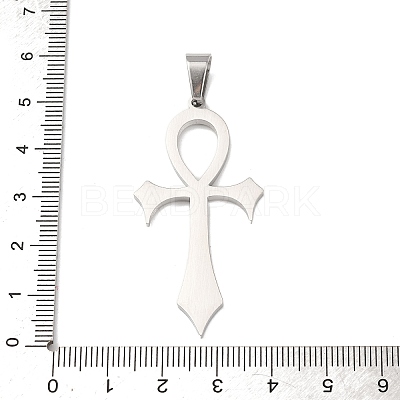 304 Stainless Steel Pendants STAS-P421-07P-1