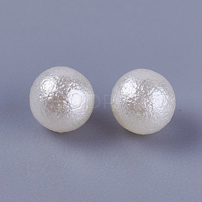 Eco-Friendly ABS Plastic Imitation Pearl Beads KY-WH0012-01B-1