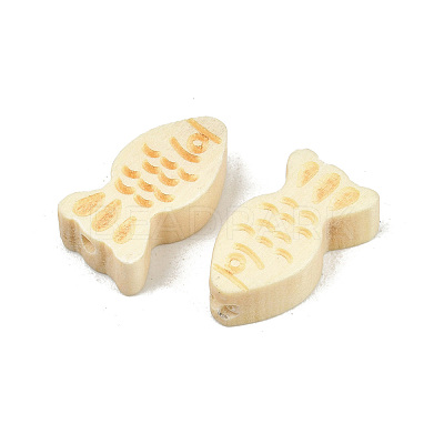 Wood Beads WOOD-C020-02-1