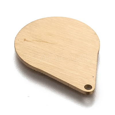 Ion Plating(IP) 304 Stainless Steel Pendants STAS-O133-05E-G-1