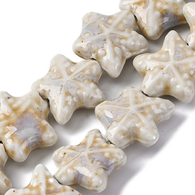 Ocean Series Handmade Porcelain Beads X-PORC-R002-05-1