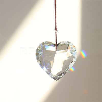 K9 Glass Heart Pendant Decoration X-PW-WG44731-01-1