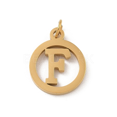 304 Stainless Steel Charms
with Jump Ring LS-STAS-R001-02G-F-1