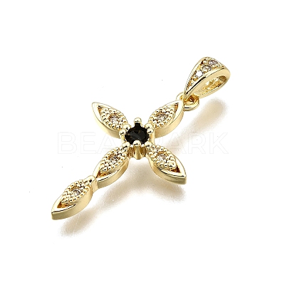 Brass Micro Pave Cubic Zirconia Pendants LS-KK-Z100-43G-01-1