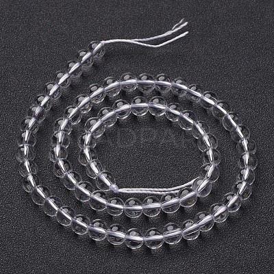 Synthetic Quartz Crystal Beads Strands X-GSR6mmA039-1-1