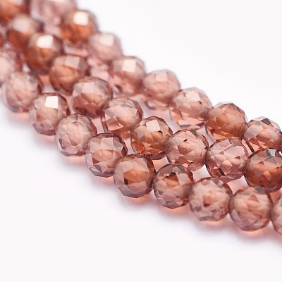 Natural Garnet Beads Strands G-O166-13B-2mm-1