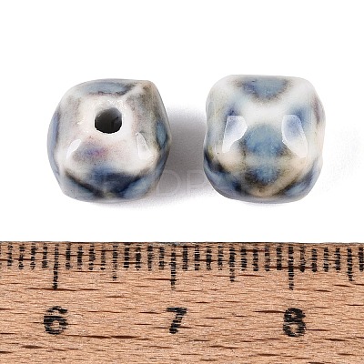 Vintage Handmade Porcelain Beads PORC-N013-18-13-1