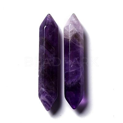 Natural Amethyst No Hole Healing Stones G-G760-J08-1