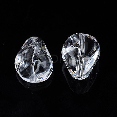 Transparent Acrylic Beads X-TACR-N009-35-1