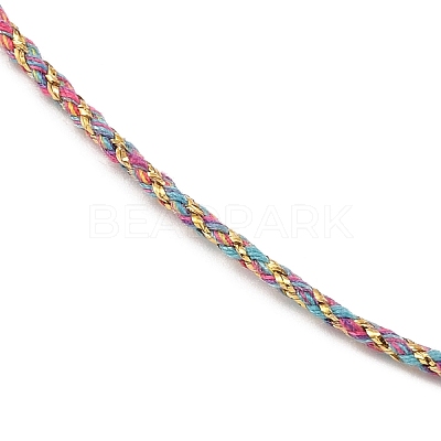 2MM Nylon Braided Cord Necklace Making MAK-A019-02G-24-1
