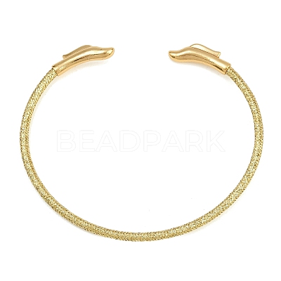 Braided Steel Wire Bangles Making KK-CBA6056-02J-G-1