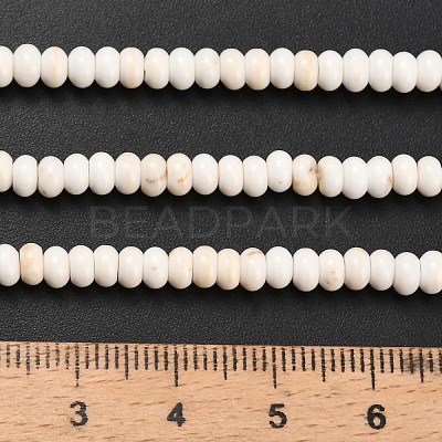 Natural Magnesite Beads Strands G-Z110-B08-2x4mm-1