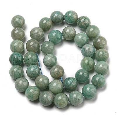 Natural Amazonite Beads Strands G-K068-03-10mm-01-1
