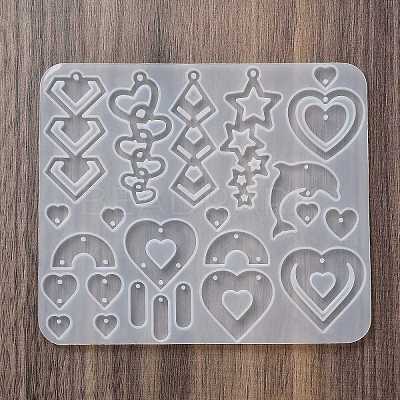 Earrings Pendants DIY Silicone Mold X1-DIY-Q033-07C-1