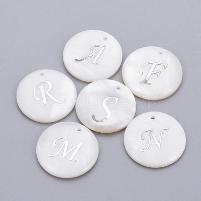 Freshwater Shell Pendants SHEL-Q018-01-1