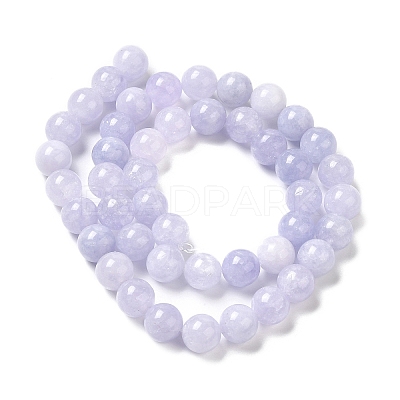 Natural Dyed White Jade Beads Strands G-M402-C03-06-1