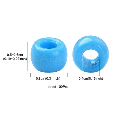 Resin European Beads RESI-YW0001-34M-1