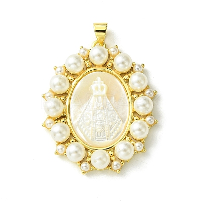 Eco-Friendly Brass Pendants KK-A204-02C-01G-1
