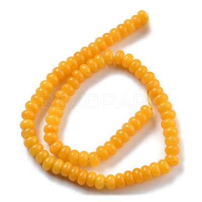 Natural White Jade Beads Strands G-E507-01V-1