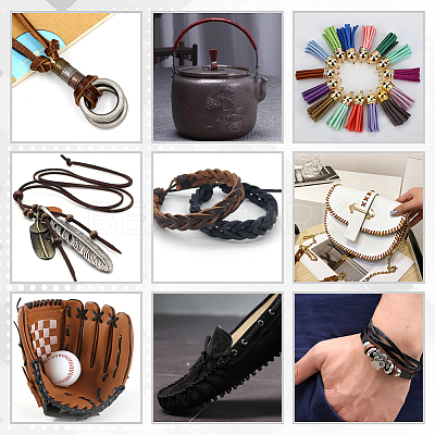 Cowhide Leather Cord WL-WH0008-07-1