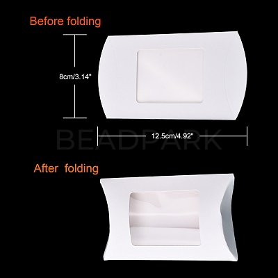 Kraft Paper Pillow Boxes CON-L018-B01-1