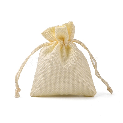 Burlap Packing Pouches Drawstring Bags ABAG-Q050-7x9-13-1