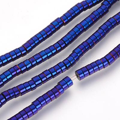 Electroplate Non-magnetic Synthetic Hematite Beads Spacers Strands G-Q486-73-1