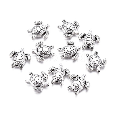 Tibetan Style Alloy Beads TIBEB-L004-031AS-1