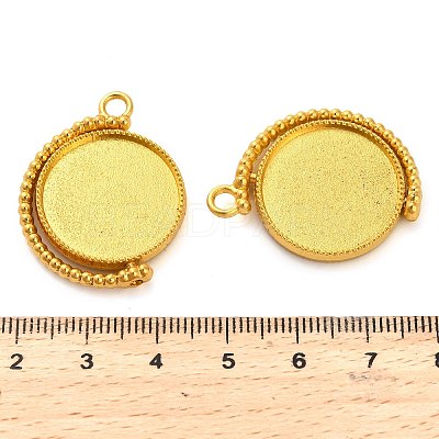 Zinc Alloy Pendant Cabochon Settings FIND-NH0001-13A-G-1
