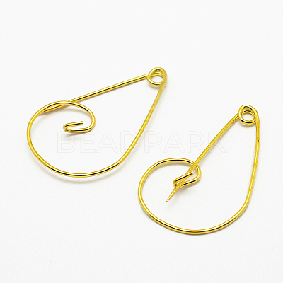 Iron Brooch Findings X-IFIN-K028-01G-1