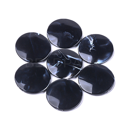 Acrylic Beads X-OACR-T008-01F-1